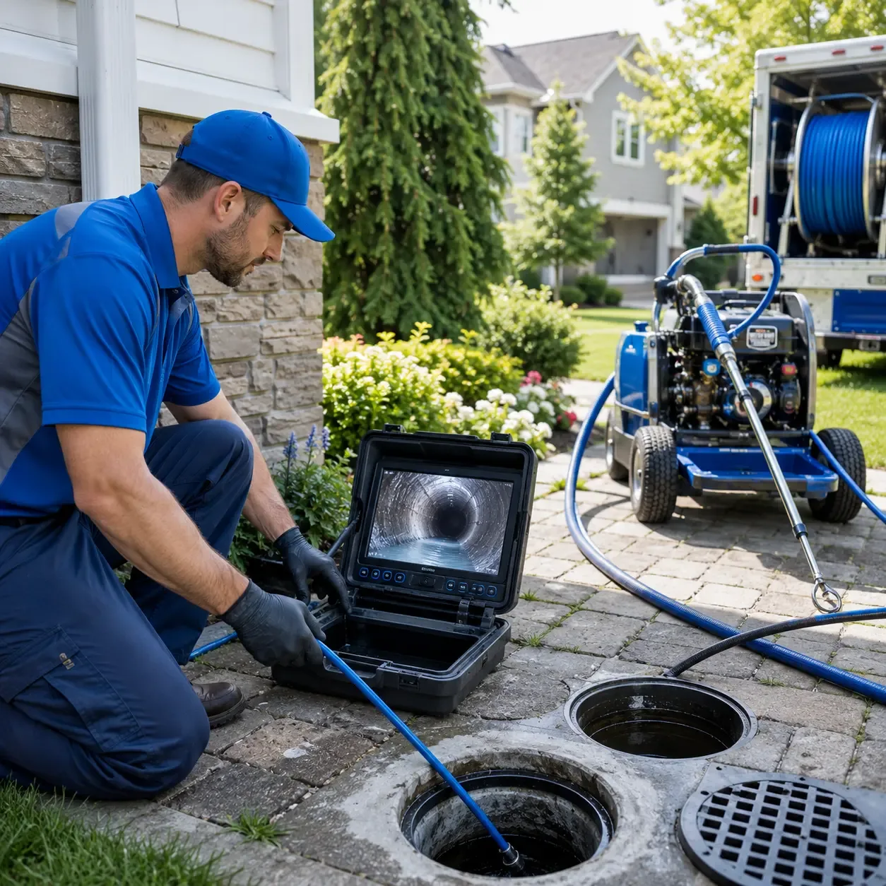Outdoor drain cleaning professionals serving Roan Mountain, TN